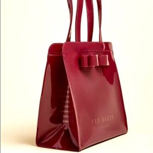TED BAKER Couture Deep Pink Bow detail small icon bag NEW W/Tags. Perfect Gift!